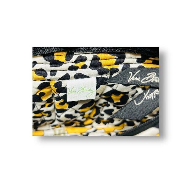 Vera Bradley Yellow Floral Crossbody Bag Quilted Cotton Small Adjustable Strap - Picture 10 of 12